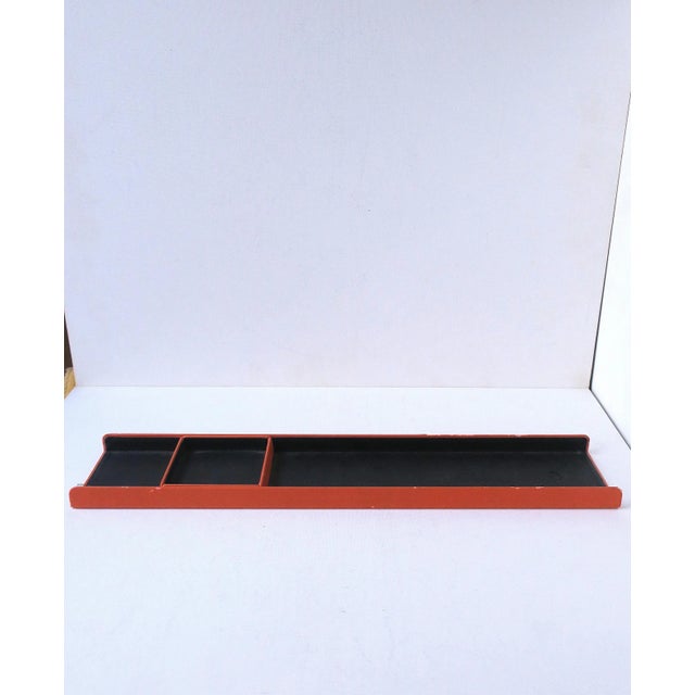 Animal Skin Italian Leather Desk Organizer, Late 20th-Century For Sale - Image 7 of 9