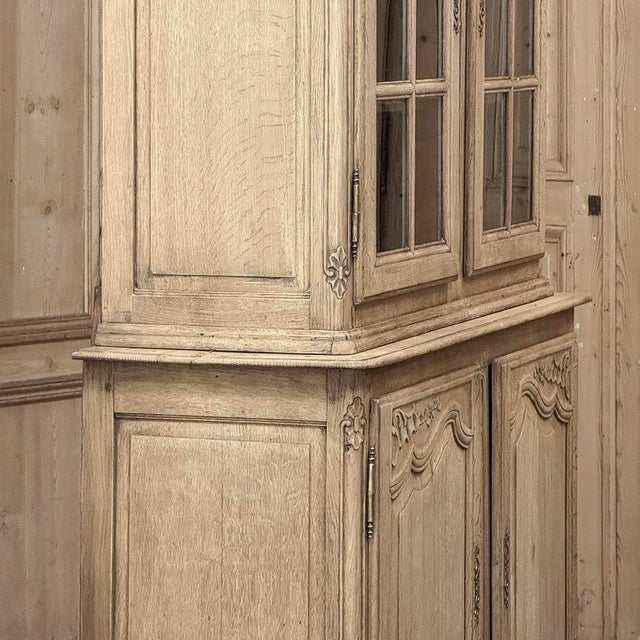 19th Century French Louis XIV Two-Tiered Bookcase ~ China Buffet For Sale - Image 16 of 18