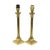 Gold Hollywood Regency Lamps with Brass Pillar Column, 1950s, Set of 2 For Sale - Image 8 of 18