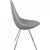 Arne Jacobsen Drop chair upholstered in original grey Grace leather. The chair is from 2015 and appears in good condition...