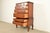Baker Furniture Georgian Carved Walnut and Burl Wood Seven-Drawer Highboy Dresser, Circa 1960s For Sale In South Bend - Image 6 of 15