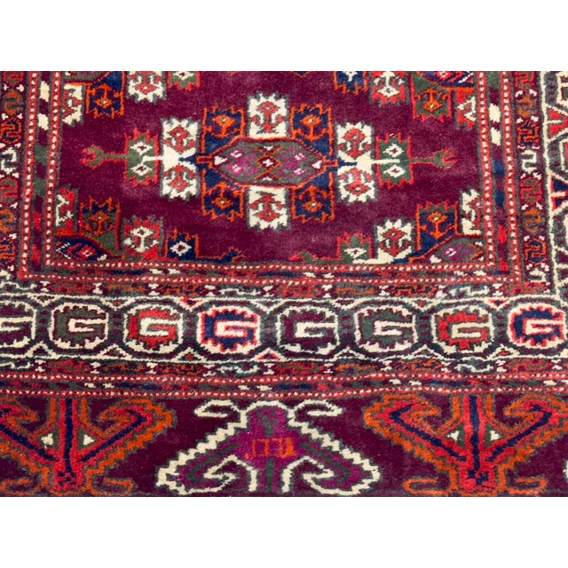 Antique Fine Turkmen Tribal Runner 2’11” X 8’11” For Sale - Image 4 of 14