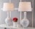 White Blanche Gourd Lamp - White, a Pair For Sale - Image 8 of 9