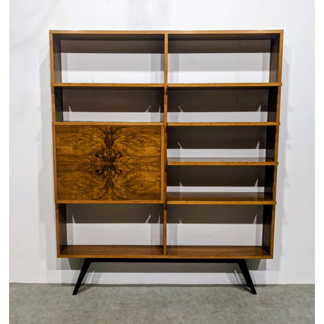 Mid-Century Modular Bookcase with Secretary, 1960s For Sale - Image 13 of 13