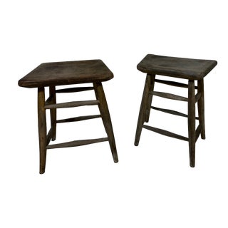 Victorian Original Pitch Pine Artist Stool, 1880 For Sale