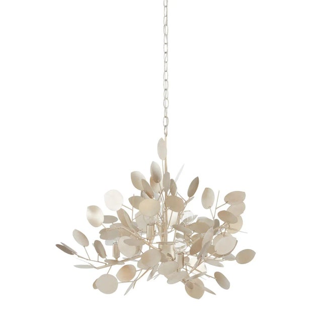 Currey & Company Currey & Company Lunaria Chandelier For Sale - Image 4 of 5