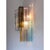 Multicolored Squared Murano Glass Wall Sconces by Simoeng, Set of 2 For Sale - Image 9 of 14