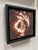 Vera Fire Dancer by Delton Demarest | Mixed Media Artwork of a woman performing with fire. For Sale - Image 4 of 5