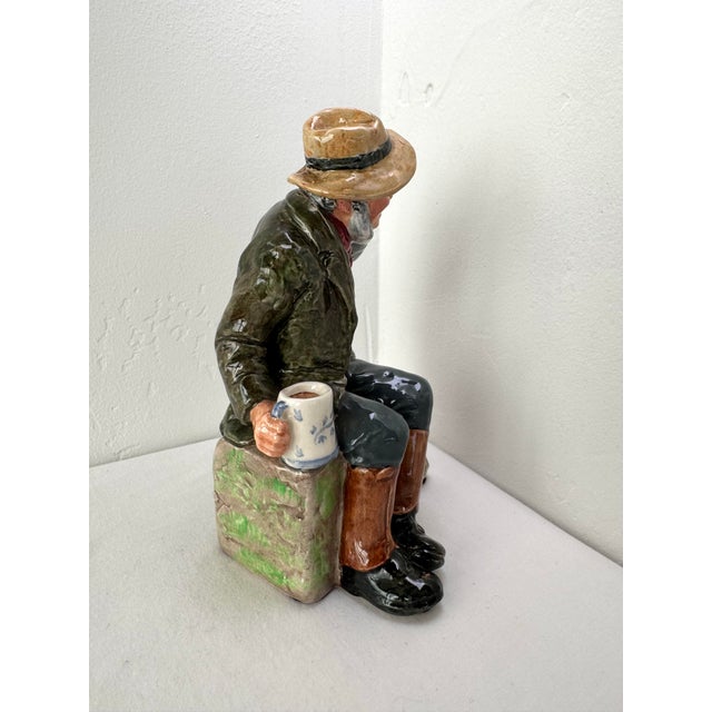 1950s Vintage Royal Doulton Figurine ~ "Owd Willum" ~ Hn 2042 For Sale - Image 5 of 11
