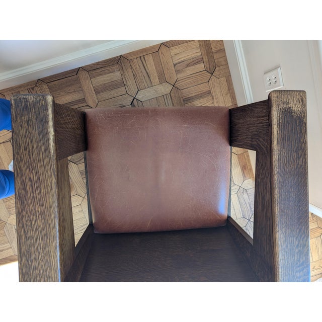 Stickley Mission Chair; Charles P. Limbert Style For Sale - Image 11 of 11