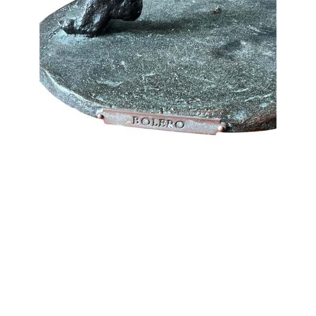 French Bronze Sculpture, Yvette Lamoureux's "Bolero" Signed & Numbered 6 of 8 For Sale - Image 12 of 12