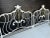 Mid 20th Century Vintage French Cottage Iron & Brass Full Size Headboards For Sale - Image 10 of 12
