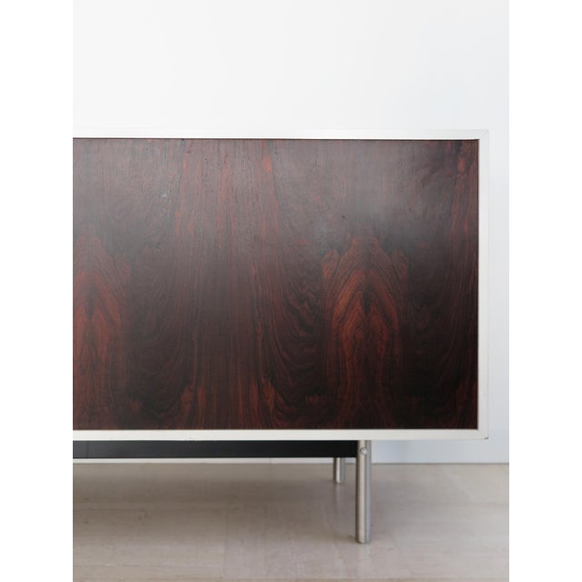 Sideboard in White Formica and Dark Wood, Italy, 1960s For Sale - Image 16 of 18