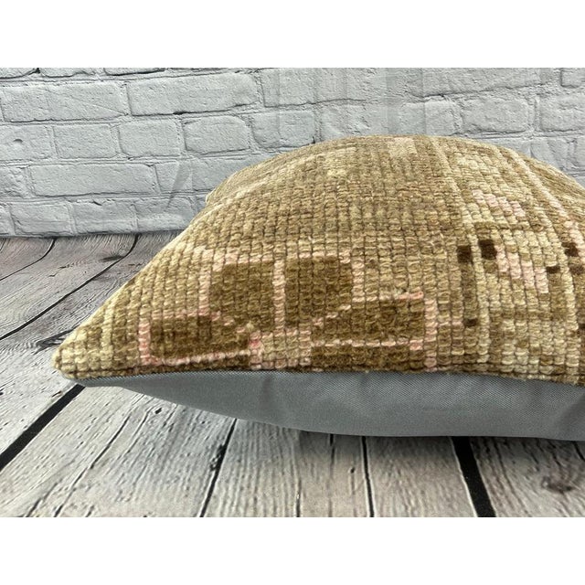 20 x 20 Rug Pillow Anatolian Oasis Turkish Pillow Cushion Cover For Sale - Image 4 of 4