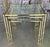 Boho Chic Late 20th Century Vintage Boho Brass Bamboo Nesting Tables - Set of 3 For Sale - Image 3 of 7