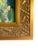 Abstract "Garden Edge" 2026 Mini Painting by Jessalin Beutler With Vintage Frame For Sale - Image 3 of 4