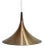 Danish Metal and Pallisandro Lamp For Sale