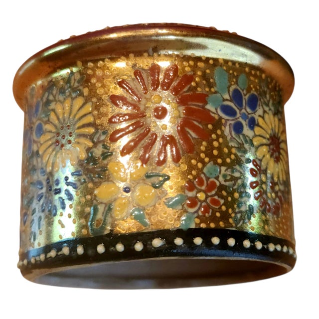 Antique Satsuma Tea Caddy For Sale - Image 10 of 12