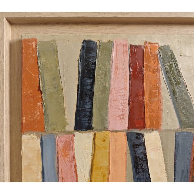 Partion Coloree, Abstract Library, Contemporary, Framed by Sophie Dumont For Sale - Image 4 of 8