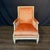 Elegant pair of late 19th / early 20th century French Louis XVI armchairs retaining their original warm salmon mohair...