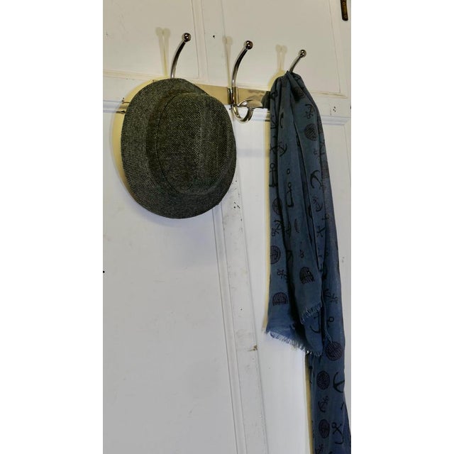 Art Deco French Chrome Coat Rack, 1960s For Sale - Image 4 of 7