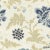 Schumacher Lampasso Flori Fabric in Delft For Sale