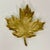 Metal Mid-Century Boho Chic Hollywood Regency Brass Maple Leaf Sculptural Wall Object. For Sale - Image 7 of 8