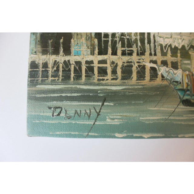 Width: 10 inches Height: 8 inches Depth: 3/4 inches About this item I love the colour of this vintage oil painting! It is...