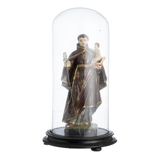 Religious Artist, Saint Anthony with Child Jesus, 19th Century, Wood For Sale