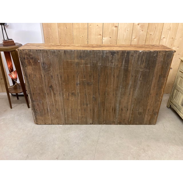 1950s Vintage Seed Cabinet in Pine, 1950s For Sale - Image 5 of 18