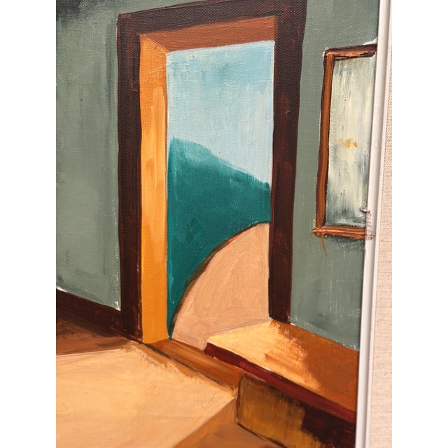 G. Skog, Interior, 1960s, Oil Painting on Canvas, Framed For Sale - Image 6 of 16