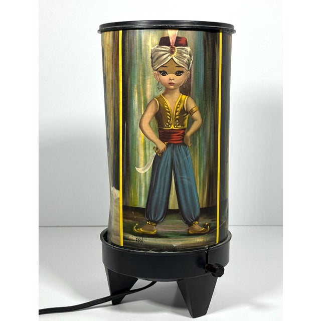 MCM Big Eyes Girl Table Lamp for your consideration. The lamp measures approx. 11 inches tall and approx. 5 1/2 inches in...