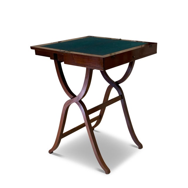 Brown George III Butler's Tray with Folding Stand, Set of 2 For Sale - Image 8 of 18