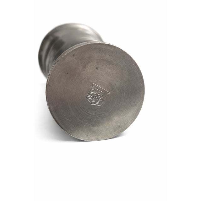 Antique English w.i. Colishaw Pewter Trumpet Beakers / Cups – Set of 4, Circa 1910–1920 For Sale - Image 4 of 4