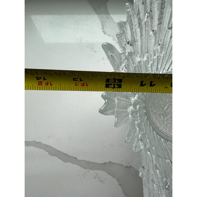 1970s Vintage Ice Crystal Bowl For Sale - Image 9 of 12