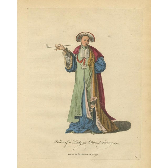 Jefferys, Lady in Chinese Tartary, 1749, Print For Sale - Image 3 of 10