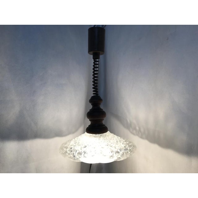 Old ARD Leuchte ceiling lamp with height adjustment 1970s E27 bulb. Bulb is not included. Increase adjustable spring from...