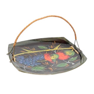 Ceramic Fruit Plate, 1950s For Sale