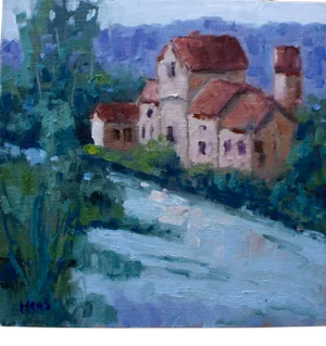 Contemporary French Landscape Oil Painting