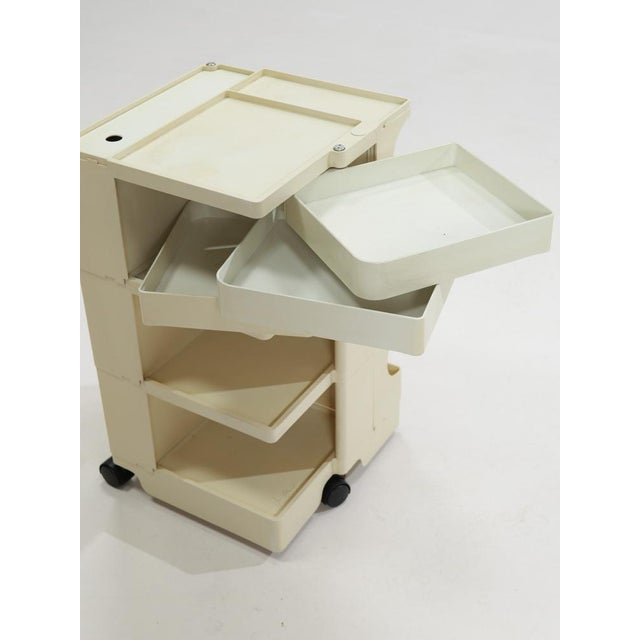 1970s Space Age Boby Storage Trolley in White by Joe Colombo, 1970s For Sale - Image 5 of 9