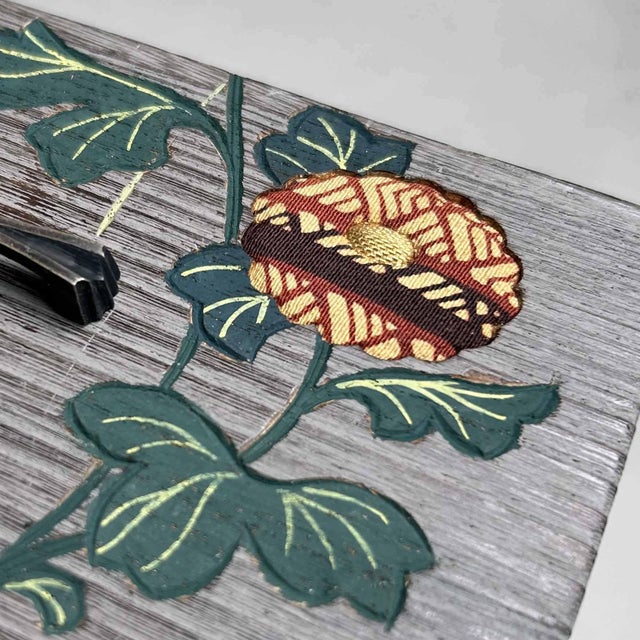 Vintage Tansu Storage Cabinet with Floral Decor, 1960s For Sale - Image 10 of 18