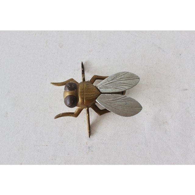 Vintage Mid-Century Oversized Painted Metal Fly Container For Sale In Miami - Image 6 of 12