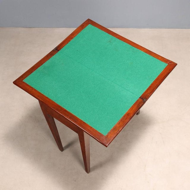 Directoire Walnut Game Table For Sale - Image 3 of 9