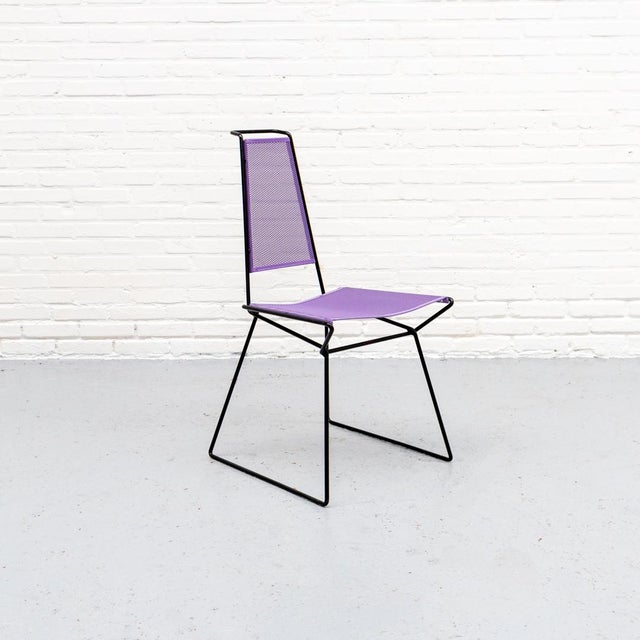 1980s Postmodern Dining Chair attributed to Rolf Rahmlow, 1980s For Sale - Image 5 of 16