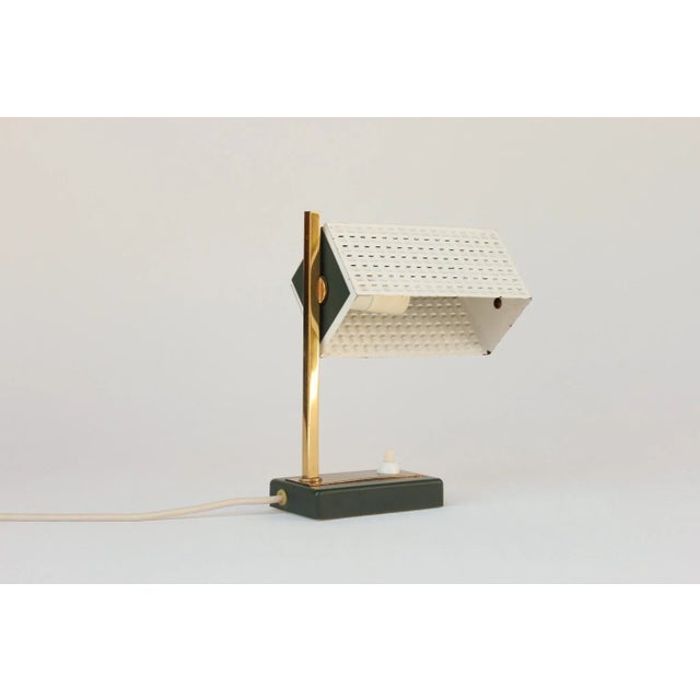 Desk Lamp in Perforated Metal, 1950s For Sale - Image 16 of 16