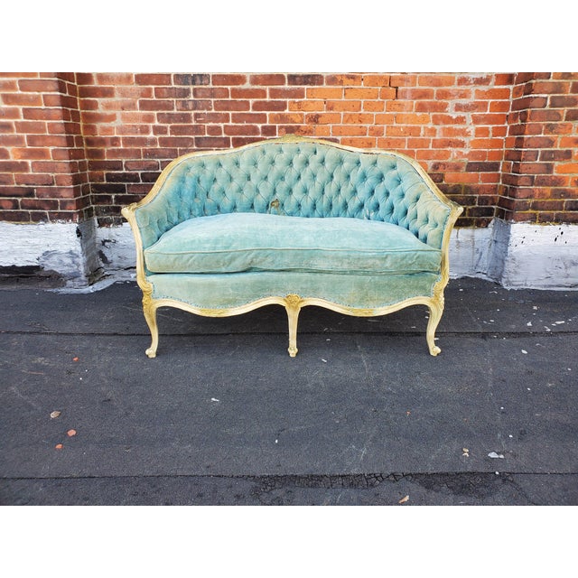 Vintage French Provincial Loveseat Chairish