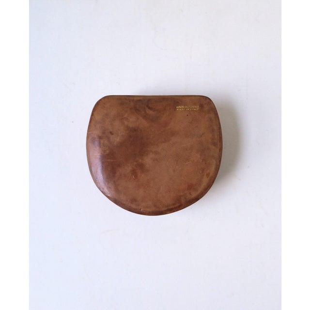Italian Leather Jewelry Box For Sale - Image 15 of 16