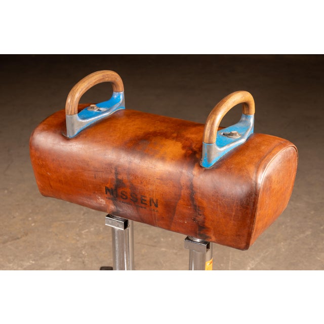 c. 1960s; Nissen Trampoline Company - Cedar Rapids, IA Rare pommel horse manufactured by the Nissen Trampoline Company,...