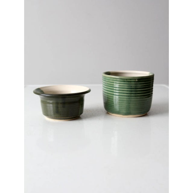 Vintage Studio Pottery Nesting Bowl Set For Sale - Image 10 of 12