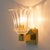 1990s Murano Glass and Brass Sconces attributed to Barovier & Toso, 1990s, Set of 2 For Sale - Image 5 of 9